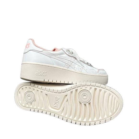 Asics Japan S PF Casual Leather Shoe White/Frosted Rose Women’s Size 10.5 NEW - Picture 4 of 7